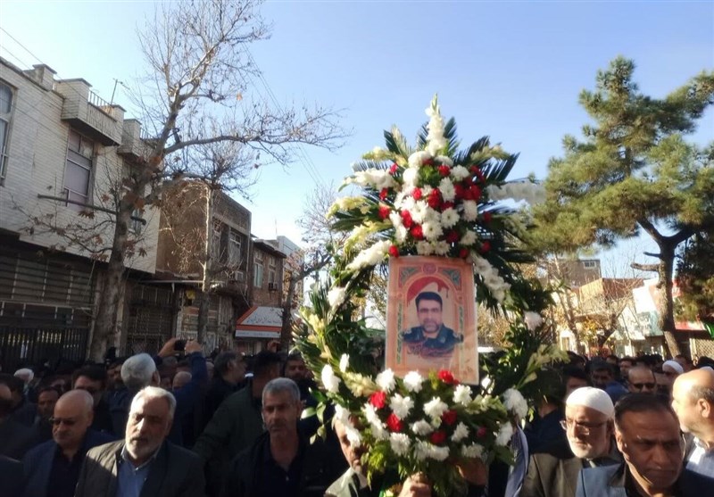 تشییع باشکوه شهید مدافع امنیت در گلستان/ پیکر شهید جاودانفر در زادگاهش کلاله آرام گرفت + فیلم