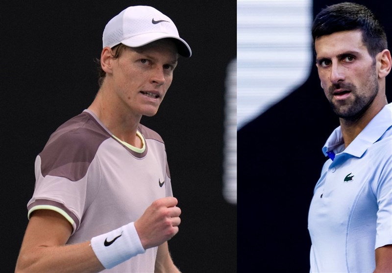 تنیس اوپن استرالیا| جوکوویچ از سینر شکست خورد و به فینال نرسید