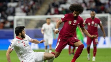 جام ملت‌های آسیا| قطعی شدن صعود قطر با برتری مقابل تاجیکستان ۱۰ نفره