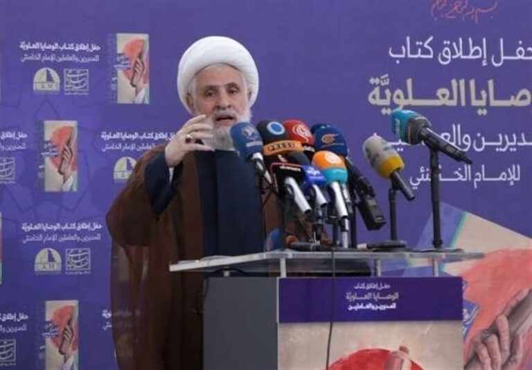 شیخ نعیم قاسم: اگر اسرائیل به فکر گسترش جنگ باشد پاسخی شدیدتر به آن میدهیم