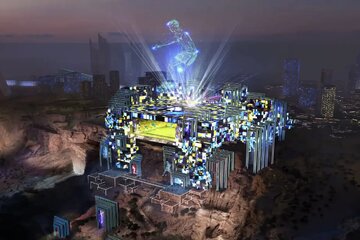 طرح استادیوم عربستانسعودی برای میزبانی جامجهانی/عکس