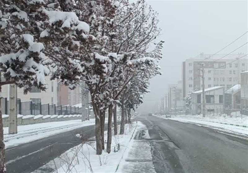 بارش برف سنگین در شمال شرق پایتخت/ تردد بدون زنجیر چرخ در محورهای مواصلاتی شرق استان ممکن نیست + فیلم و تصاویر