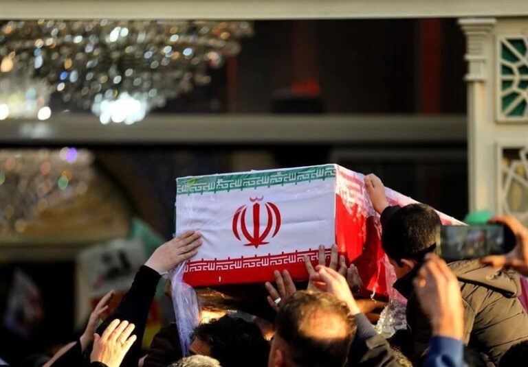 مراسم تشییع پیکر شهید سعید علیدادی برگزار شد
