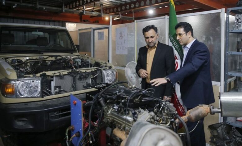 موفقیت ایران در ساخت موتور بنزینی ۶سیلندر + تصاویر