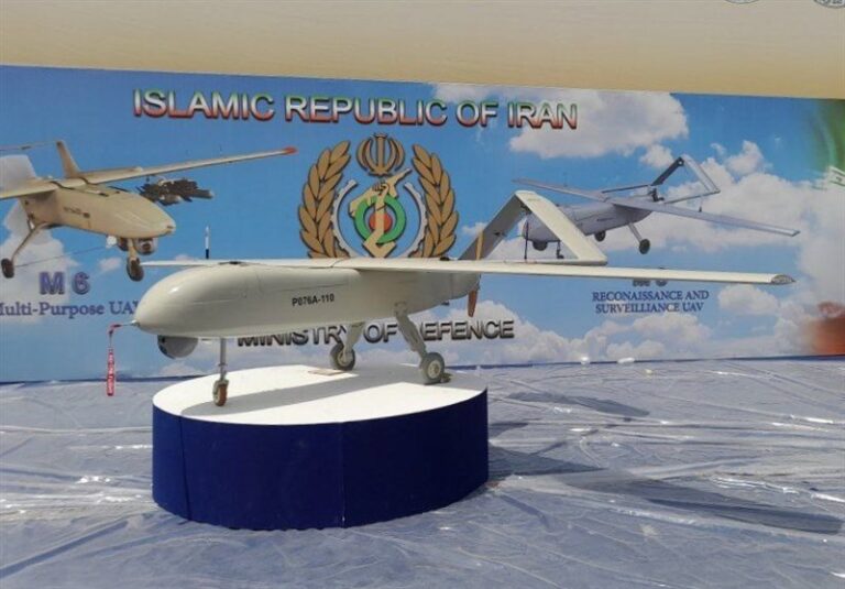 نمایش پهپادها و موشکهای ایرانی در نمایشگاه بغداد