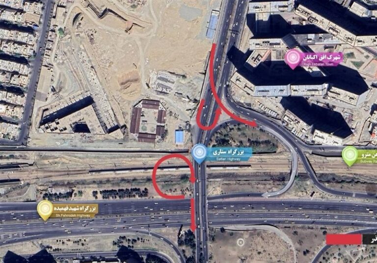 احداث پل جدید در آزادراه تهران ـ کرج