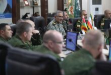 برگزاری تمرین پاسگاه فرماندهی مرکب صیاد ارتش و ۵ کشور