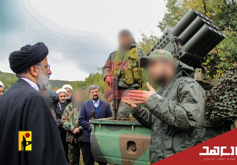 تصاویر بازدید شهید رئیسی از پایگاه حزبالله در جنوب لبنان