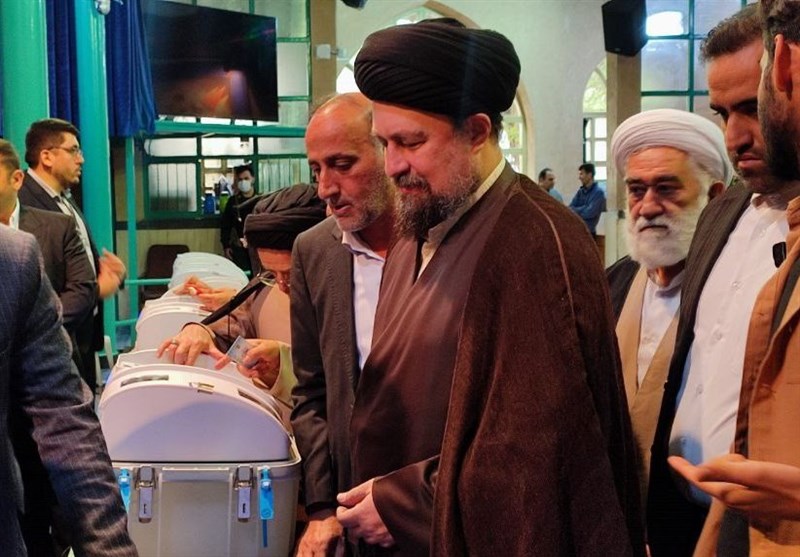 سیدحسن خمینی رای خود را ثبت کرد