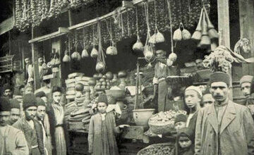 عکسی نایاب از شیوه حمل جنازه در دوره قاجار