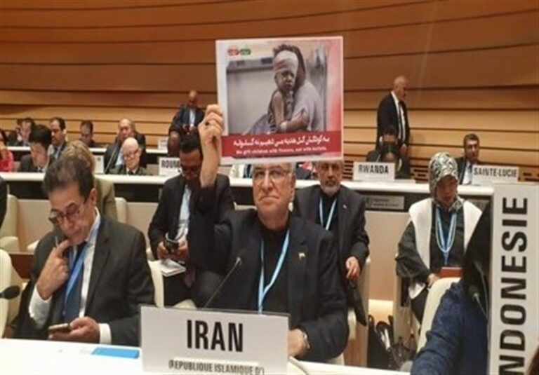 عیناللهی در ژنو: سیستم بهداشتی فلسطین زیر آتش است