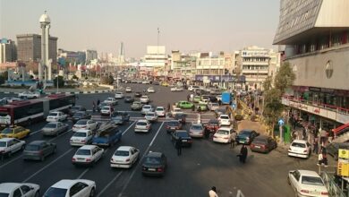 محدودیت‌های ترافیکی در میدان صادقیه تهران