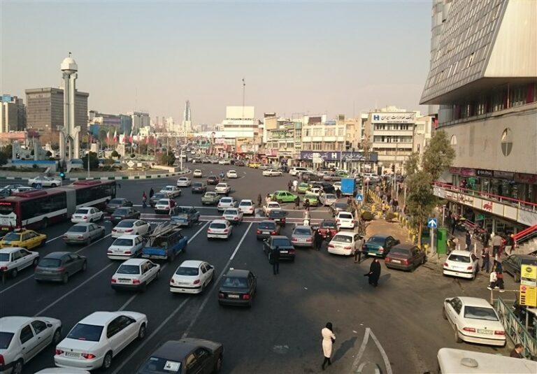 محدودیتهای ترافیکی در میدان صادقیه تهران