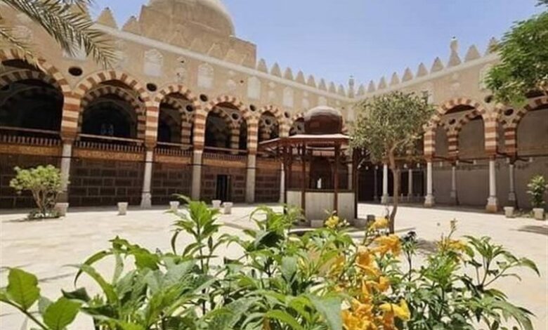 مسجد ۷۰۰ ساله قاهره پس از چهار سال افتتاح شد
