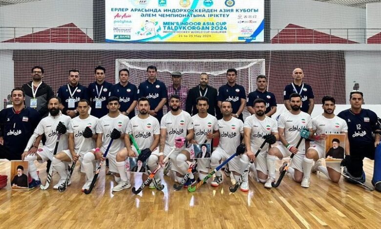 هاکی قهرمانی آسیا| صعود ایران با گلباران تاجیکستان