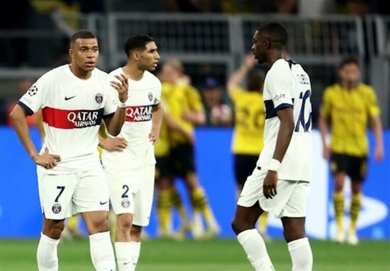 پیروزی نفسگیر دورتموند برابر PSG در شب فرصتهای سوخته