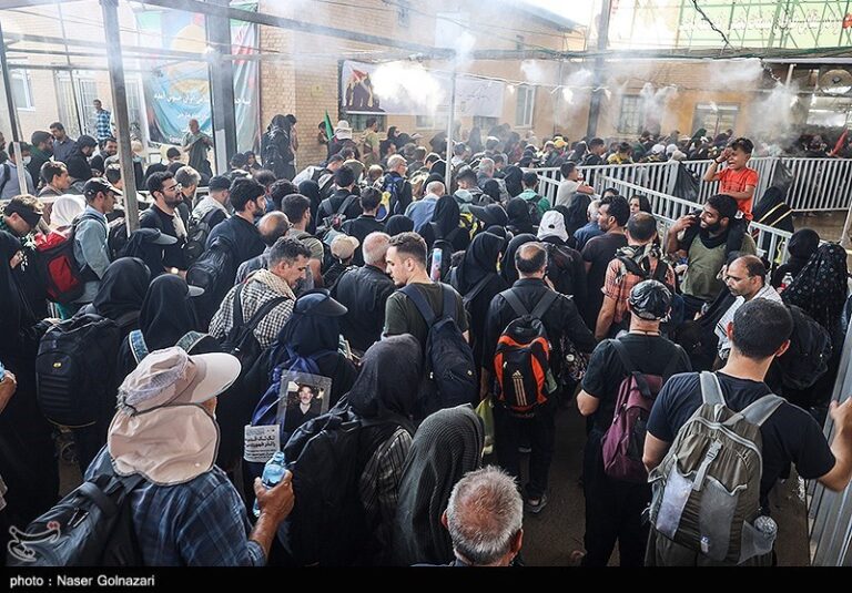 آغاز موج تردد زائران عتبات عالیات از مرز مهران +فیلم