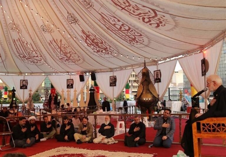 خیمه عاشورایی در میدان هفتم تیر برپا میشود