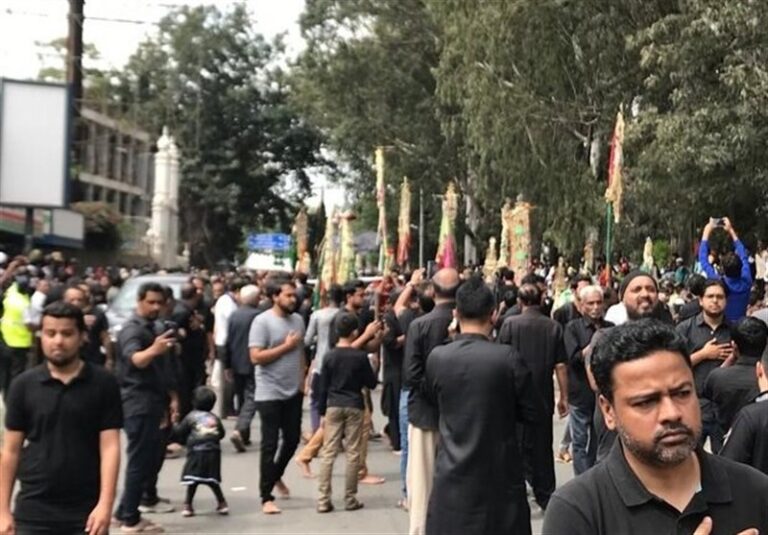 رسم تکاندهنده هندیها برای عزاداری بر حضرت علی اصغر(ع)