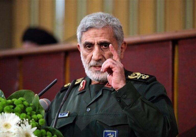 سردار قاآنی به سنوار:انتقام شهید هنیه را وظیفه خود میدانیم