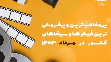 پرمخاطب‌ترین سینماها و فیلم‌های کشور در مرداد ۱۴۰۳