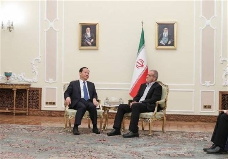 پزشکیان: ایران و چین ظرفیتهای عظیمی برای همکاری دارند