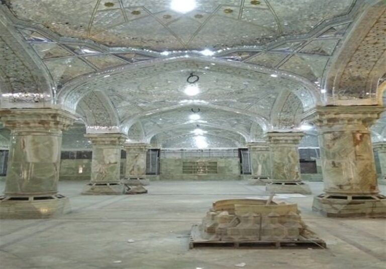 گزارش برگزیده های ایران از مراحل ساخت صحن حضرت زینب (س) در کربلا + فیلم