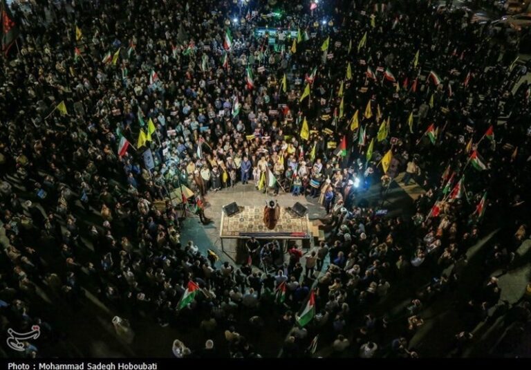 اجتماع مردم ایران بهخوانخواهی “نصرالله”/ انزجار از اسرائیل