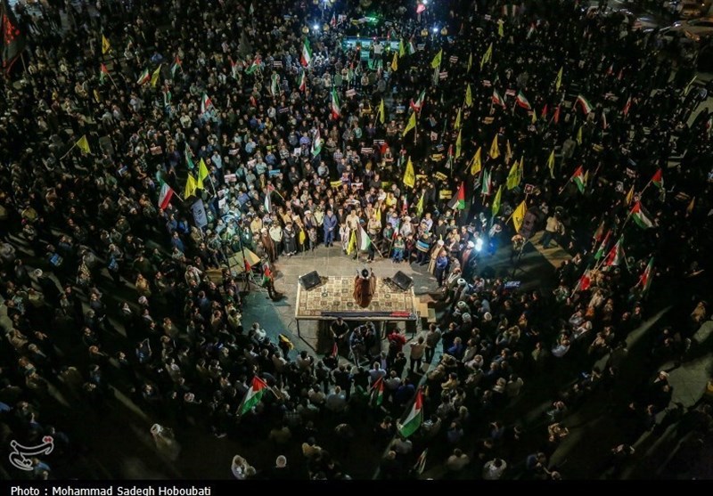 اجتماع مردم ایران بهخوانخواهی “نصرالله”/ انزجار از اسرائیل