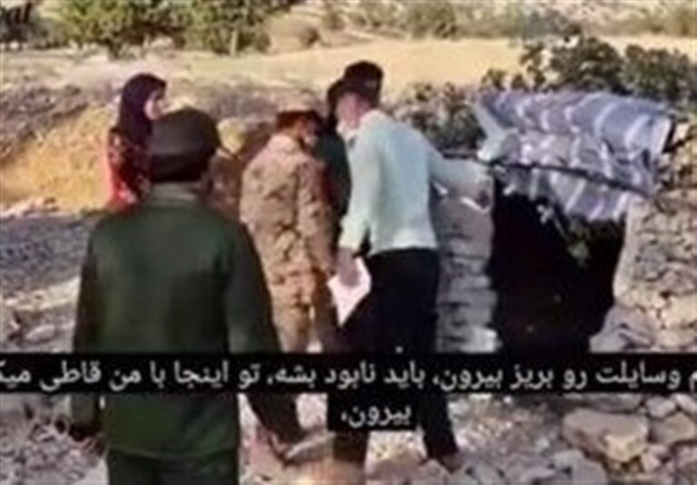 تخریبکنندگان خانه کَپَرنشین مناطق عشایری مأمورنما بودند
