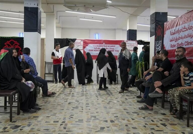 تداوم خدمترسانی جهادی کادر درمان ایرانی در سامرا
