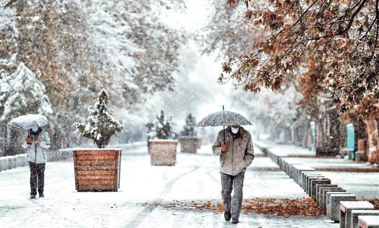 هواشناسی ایران ۱۴۰۳/۷/۷؛ بارش باران و برف در ۱۸ استان