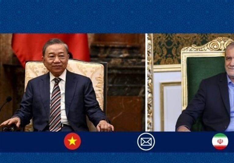 پزشکیان: امیدوارم روابطمان با ویتنام افزایش یابد