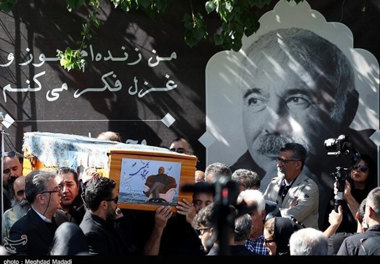 پیکر غزلسرای ایران آرام گرفت + گزارش مراسم تشییع بهمنی