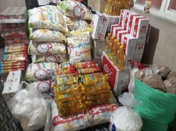 توزیع ۵۴۰بسته معیشتی بین مددجویان کمیته امداد اقبالیه