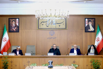 اولین جلسه دولت پزشکیان در سال ۱۴۰۴/ عید دیدنی وزرا با رئیس جمهوری/ عارف نیامد؛ دبیری کجاست؟+ تصاویر