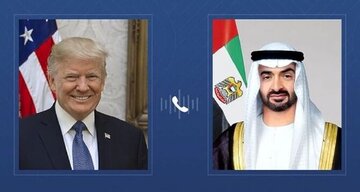 ترامپ درباره درباره چند موضوع مهم با حاکم امارات گفتگو کرد
