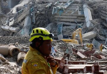 تصاویری از تخریب زلزله در میانمار/ عکس