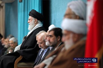 تصاویری از دیدار مسئولان و کارگزاران نظام با رهبر انقلاب