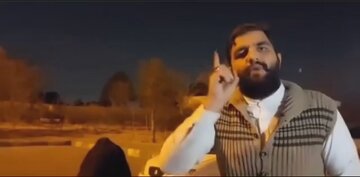 تهدید قالیباف توسط یکی از تجمع کنندگان مدافع قانون حجاب: والله قسم معادله از امشب عوض شد/ مراقب باش!