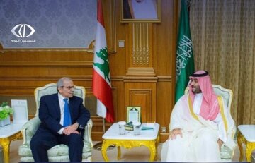 دیدار نخستوزیر لبنان با ولیعهد سعودی