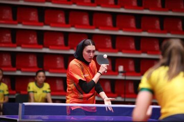 شمس در یک قدمی کسب برنز دوبل/ چهارمین برد متوالی دختر پینگ پنگ ایران