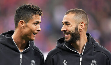 عکس | اختلاف بنزما و رونالدو به اوج رسید!