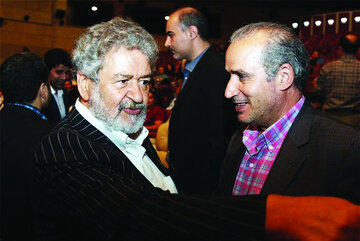 عکس| عاشقانههای تاج و عابدینی در مجمع فوتبال