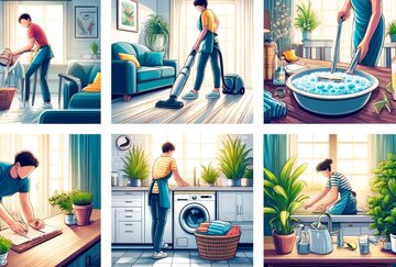 پنج دلیل برای حضور تمام اعضای خانواده در خانهتکانی