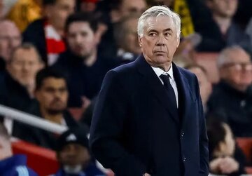 آنچلوتی: کنترل بازی را از دست دادیم/ آرسنال بهتر بود