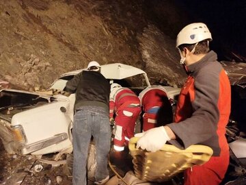 تصادف مرگبار در جاده کندوان
