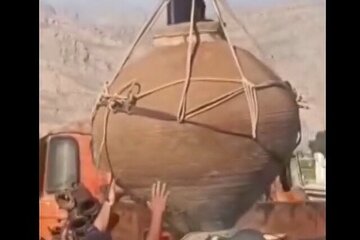 کشف‌ جدید در ارسنجان به تخت جمشید منتقل شد/ عکس