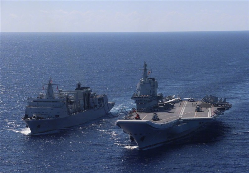 اجرای موفق رزمایش ناوهای هواپیمابر چین در آبهای دور دست