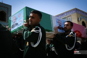 تصاویر تشییع سردار شهید سلامی در حرم حضرت عبدالعظیم حسنی(ع)